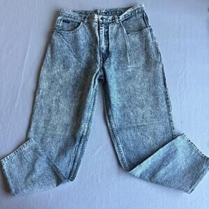 Robin’s Jeans Acid Wash Womens 36 High Rise Straight Leg Vintage 90s Denim Blue